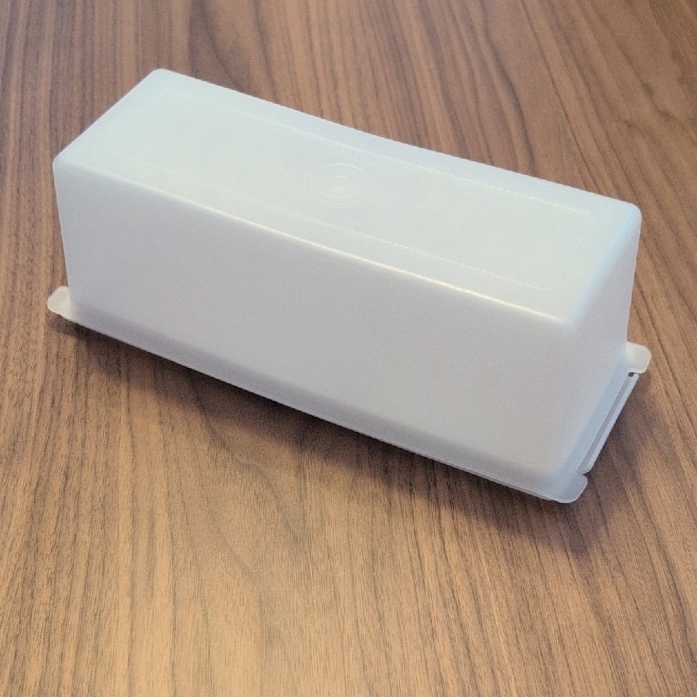 Vintage Tupperware Sheer Classic Cheese or Butter (2 lbs) Storage Container